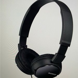 COPY - Sony ZX Series Wired On-Ear Headphones Mic, Black MDR-ZX110AP